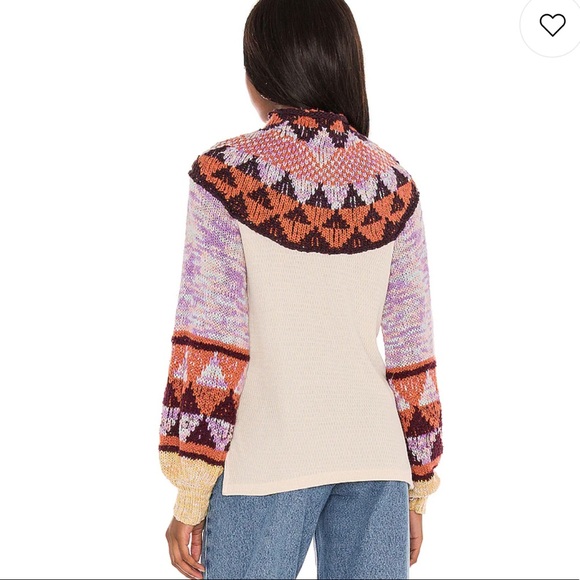 ***SOLD!**NWT Free People Swit the Small Stuff pullover M - Picture 9 of 12